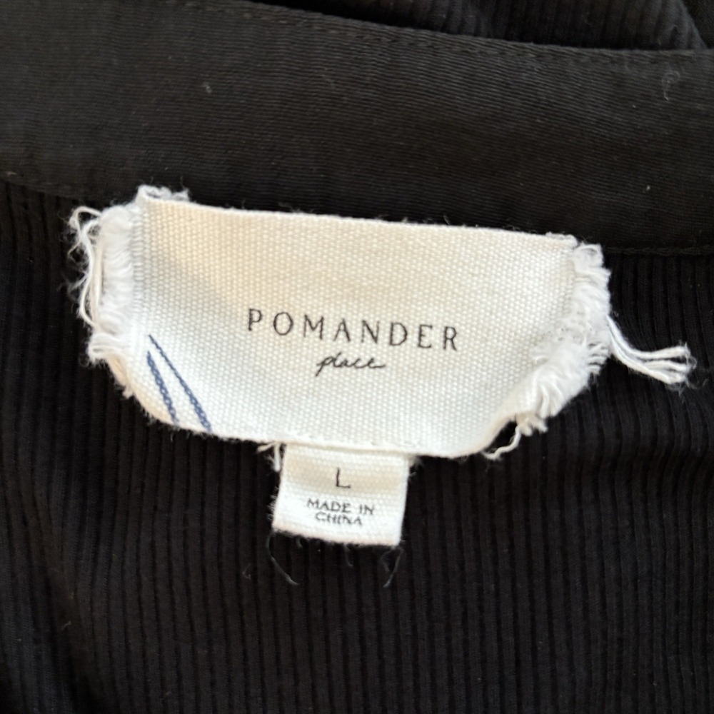 Pomander Place Puff Sleeve Livia Top Womens Size L Ribbed Knit‎ Capsule Classic - Picture 7 of 10